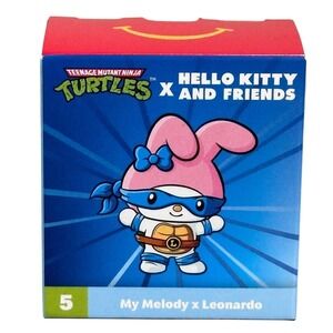 McDonald's 2025 TMNT x Hello Kitty & Friends Toy #5 - My Melody x Leonardo